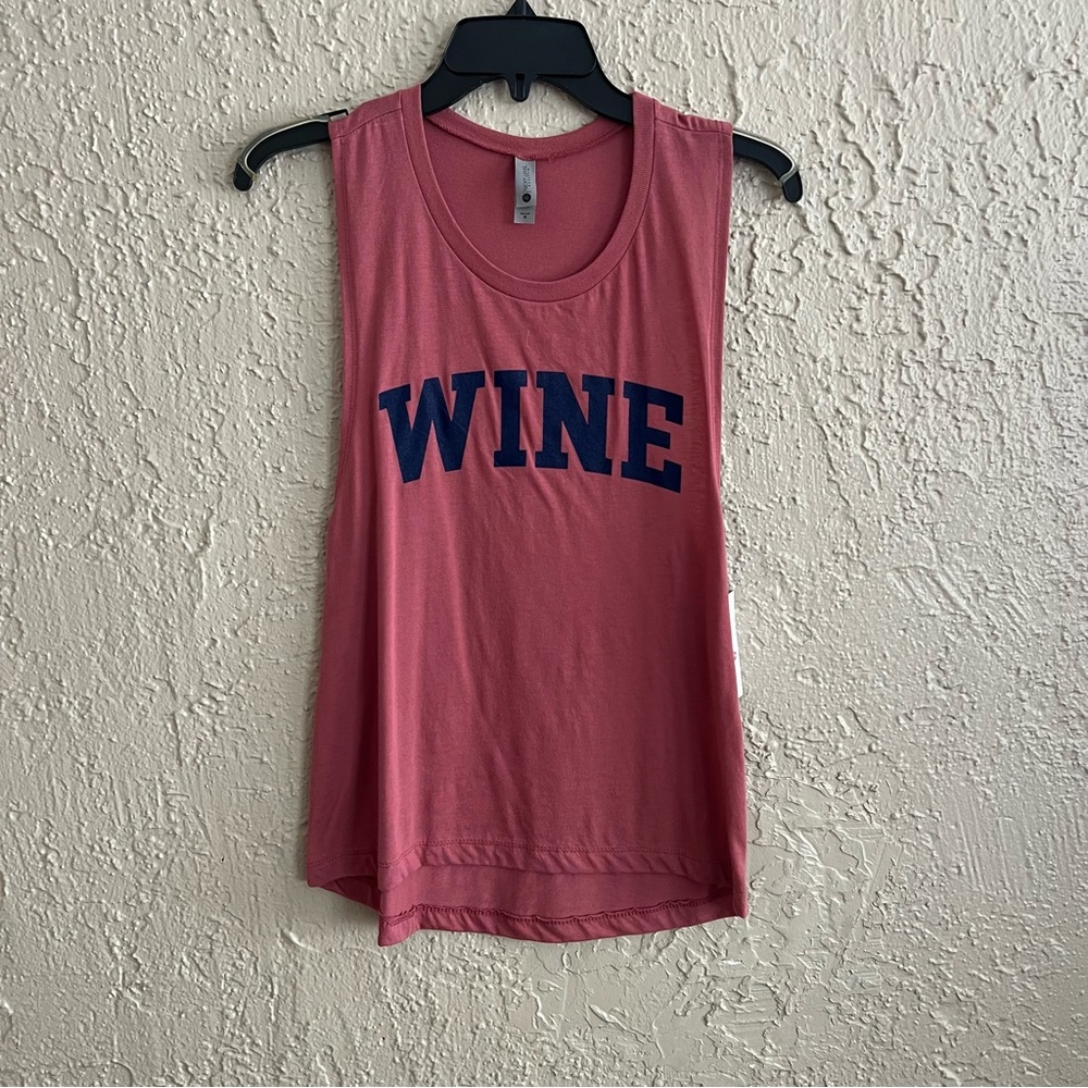 ⭐️ Dusty Pink “Wine” Relaxed Fit Sleeveless Top